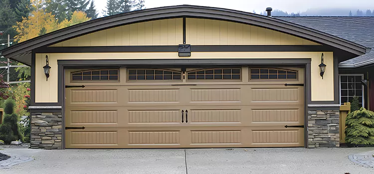 Residential Vinyl Roll Up Doors Alabaster